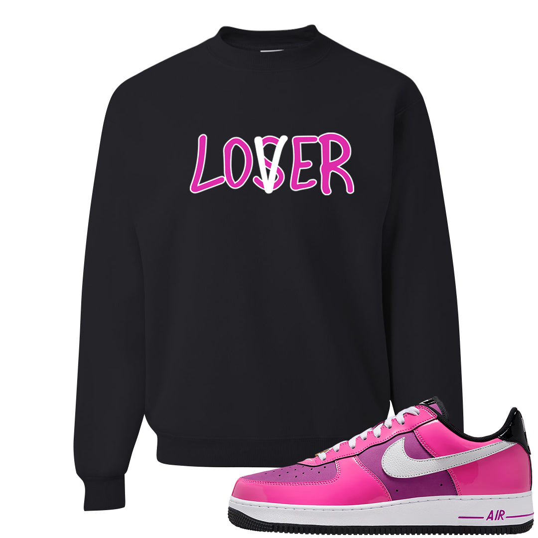 Las Vegas AF1s Crewneck Sweatshirt | Lover, Black