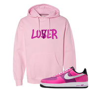 Las Vegas AF1s Hoodie | Lover, Light Pink