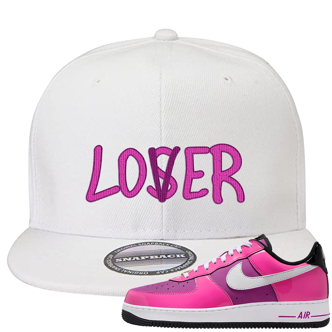 Las Vegas AF1s Snapback Hat | Lover, White