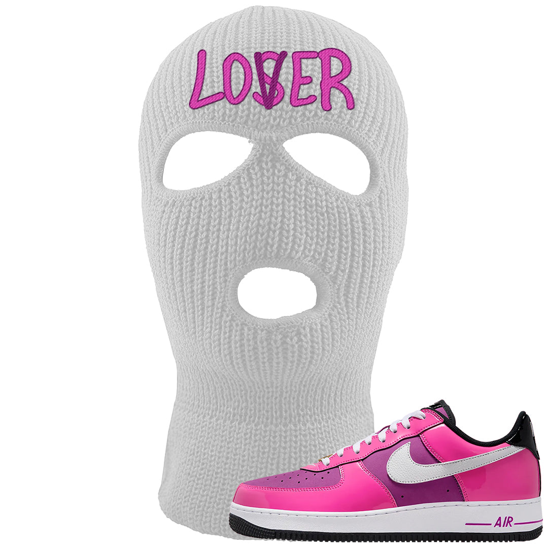 Las Vegas AF1s Ski Mask | Lover, White