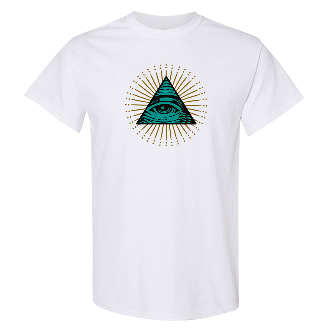 Patchwork AF 1s T Shirt | All Seeing Eye, White