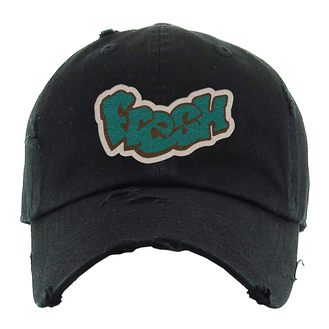 Patchwork AF 1s Distressed Dad Hat | Fresh, Black