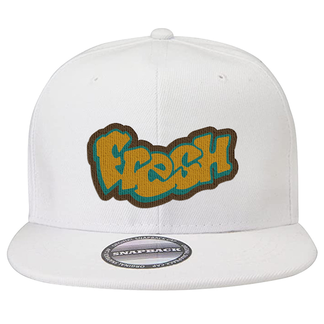 Patchwork AF 1s Snapback Hat | Fresh, White