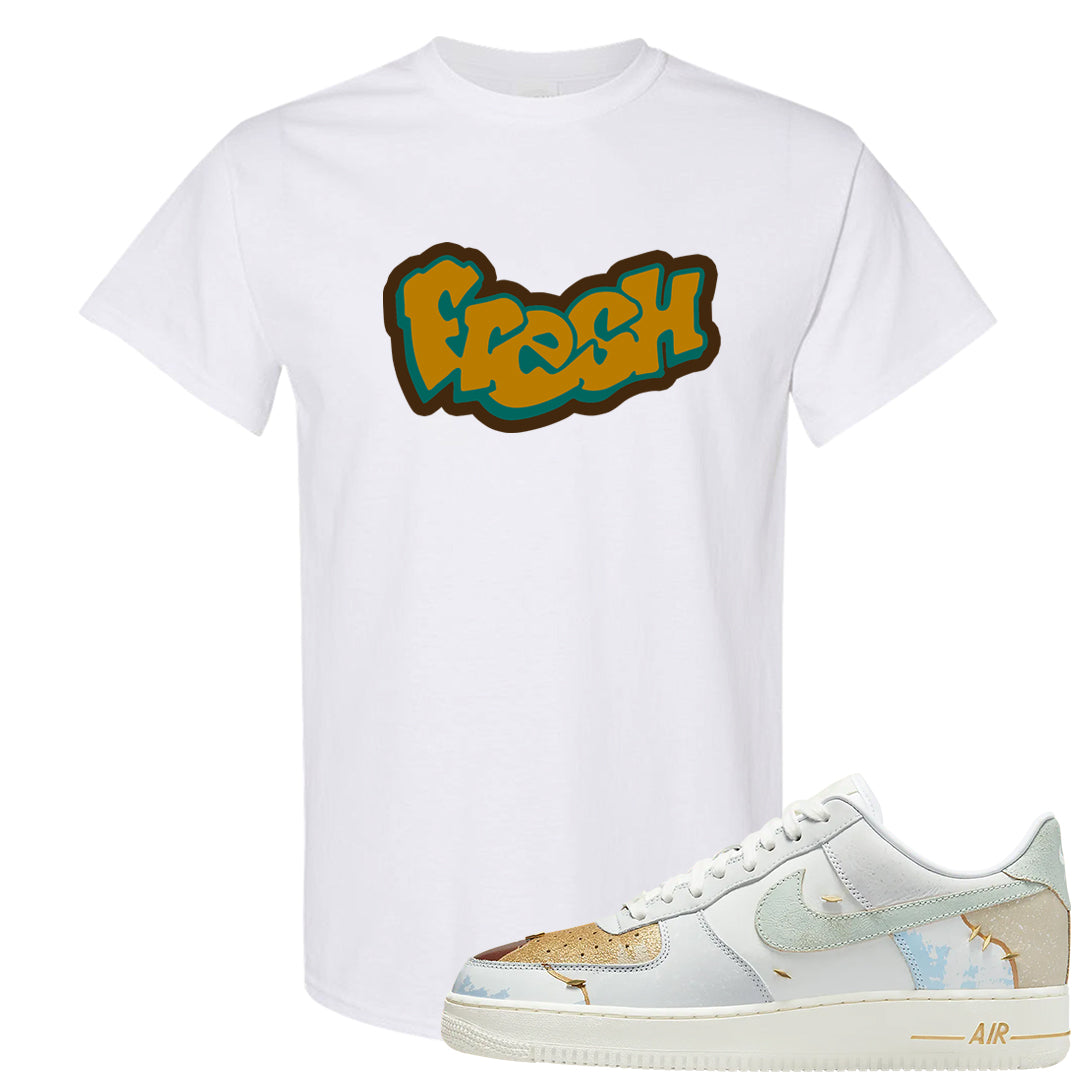 Patchwork AF 1s T Shirt | Fresh, White