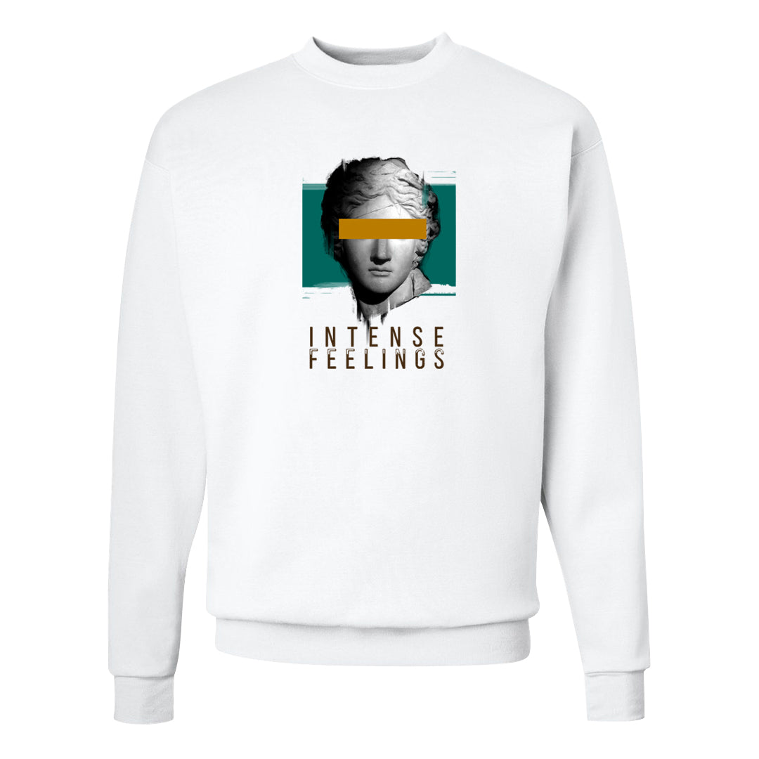 Patchwork AF 1s Crewneck Sweatshirt | Intense Feelings, White