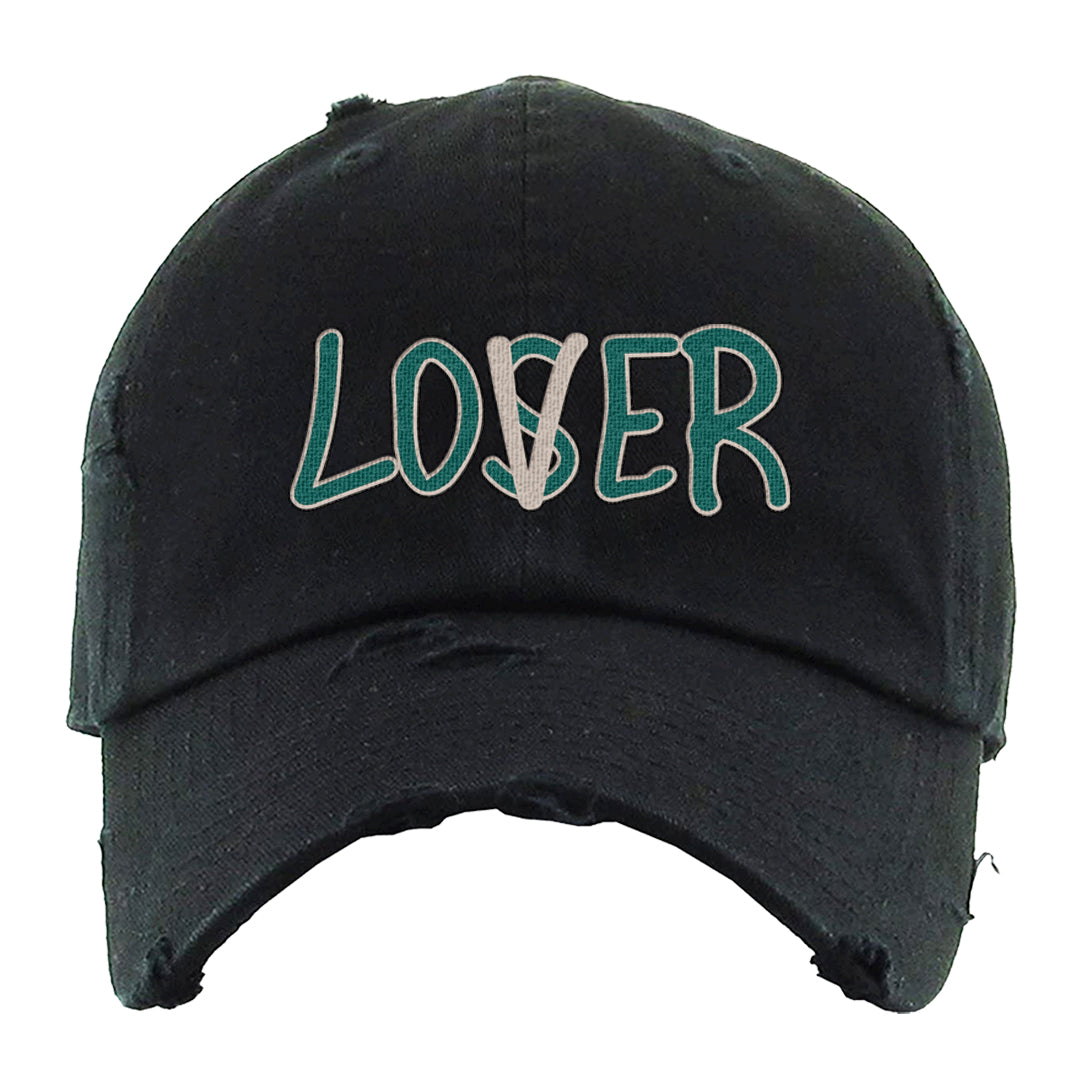 Patchwork AF 1s Distressed Dad Hat | Lover, Black