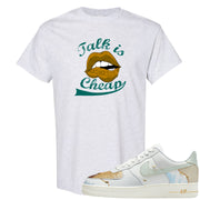 Patchwork AF 1s T Shirt | Talk Lips, Ash