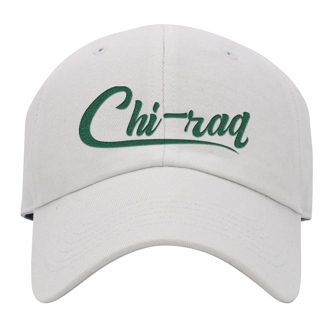 Split Remix AF1s Dad Hat | Chiraq, White