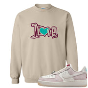 Year of the Dragon AF1s Crewneck Sweatshirt | 1 Love, Sand