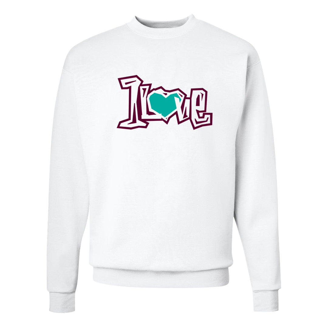 Year of the Dragon AF1s Crewneck Sweatshirt | 1 Love, White