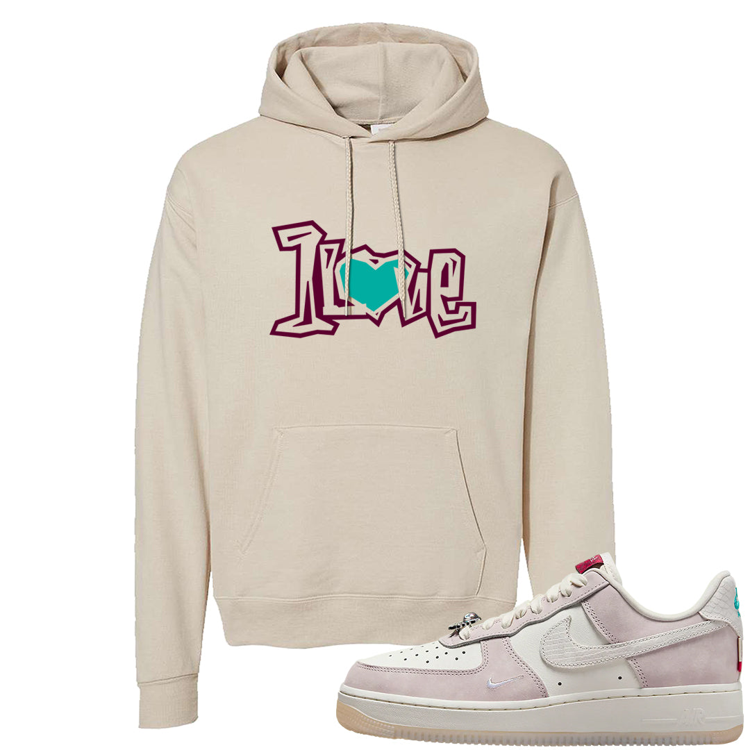 Year of the Dragon AF1s Hoodie | 1 Love, Sand