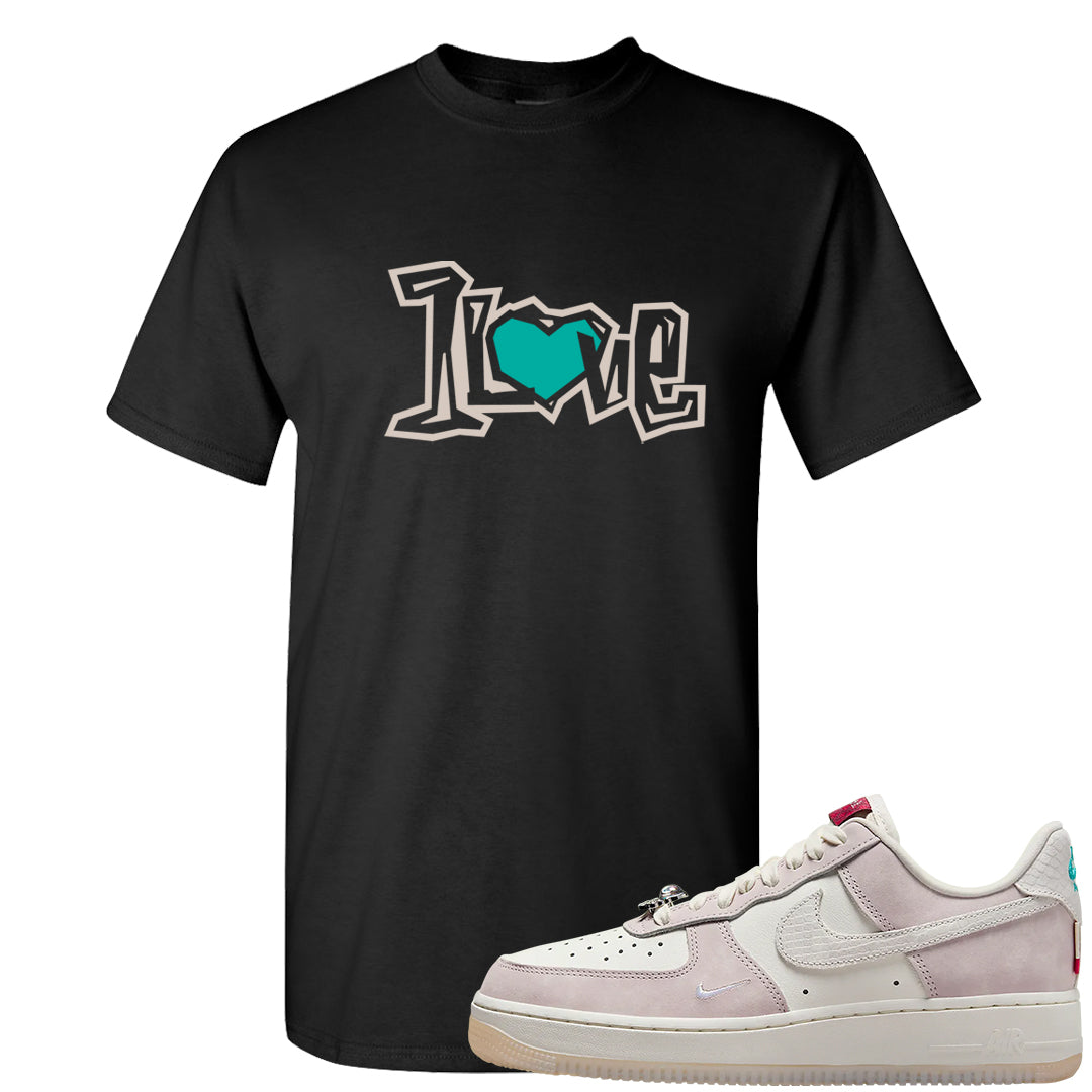Year of the Dragon AF1s T Shirt | 1 Love, Black