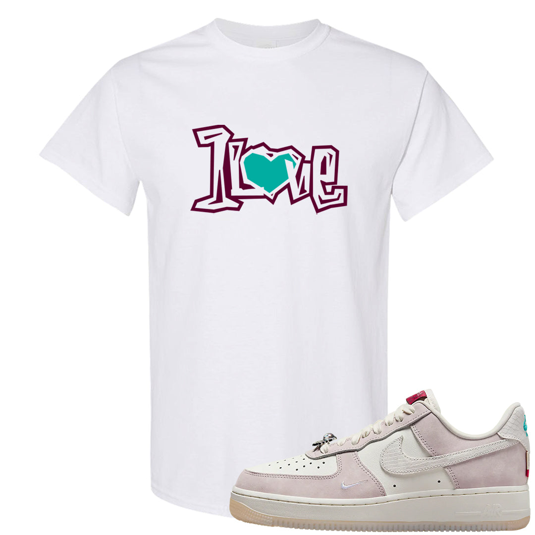 Year of the Dragon AF1s T Shirt | 1 Love, White