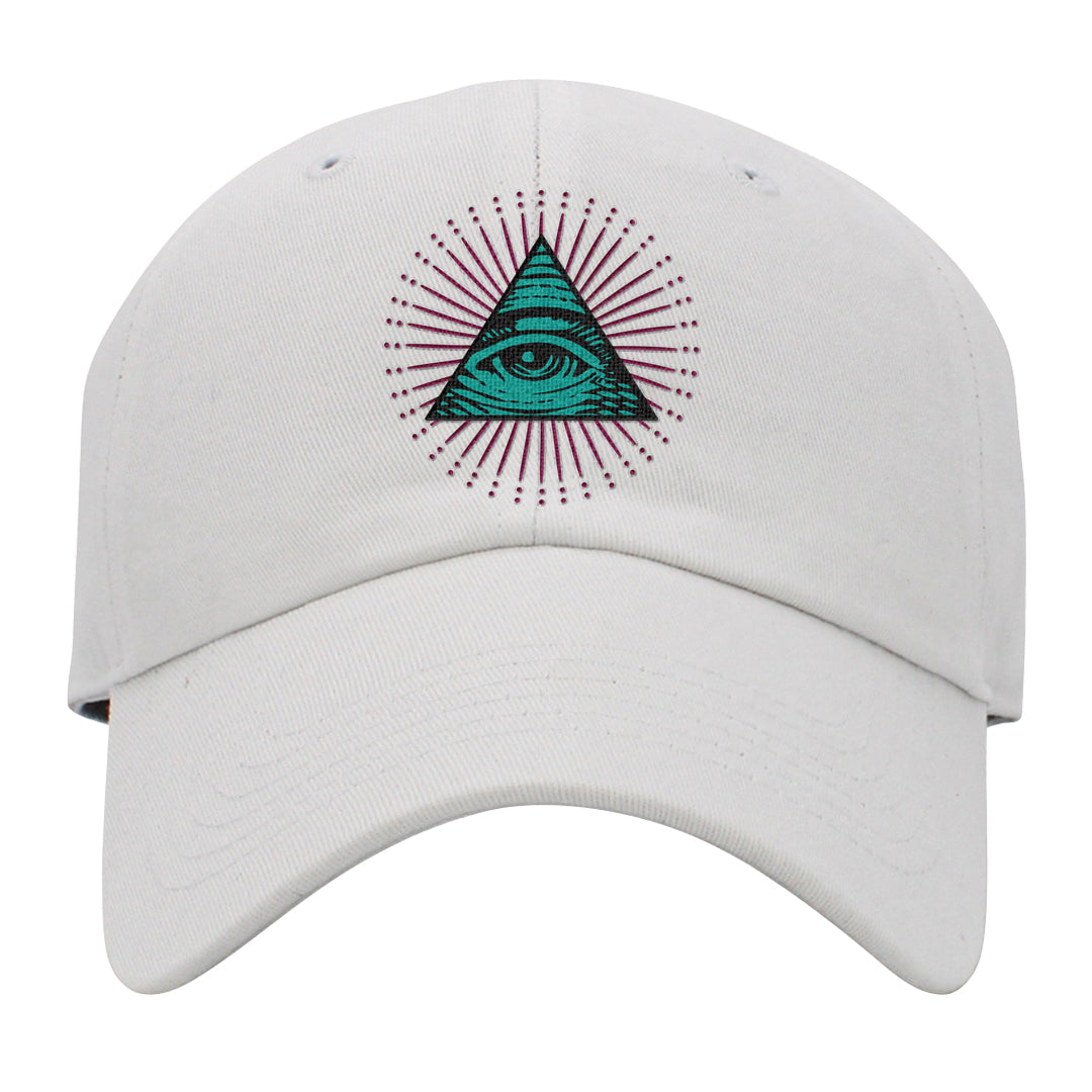 Year of the Dragon AF1s Dad Hat | All Seeing Eye, White