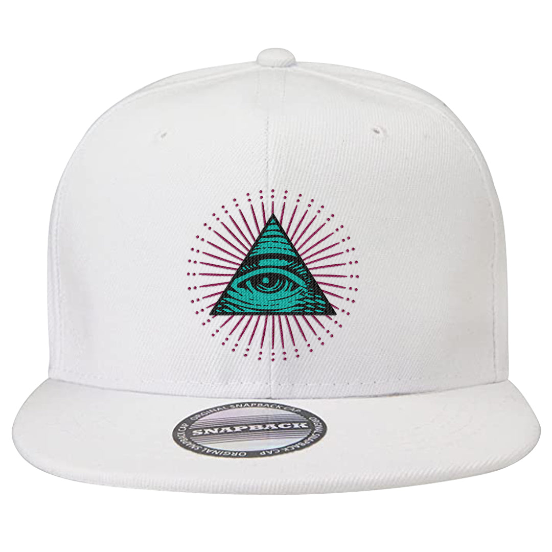 Year of the Dragon AF1s Snapback Hat | All Seeing Eye, White