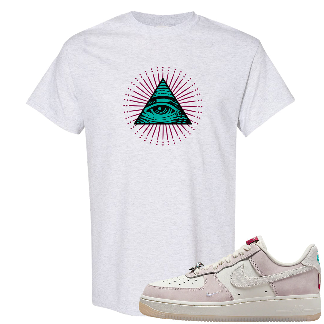 Year of the Dragon AF1s T Shirt | All Seeing Eye, Ash