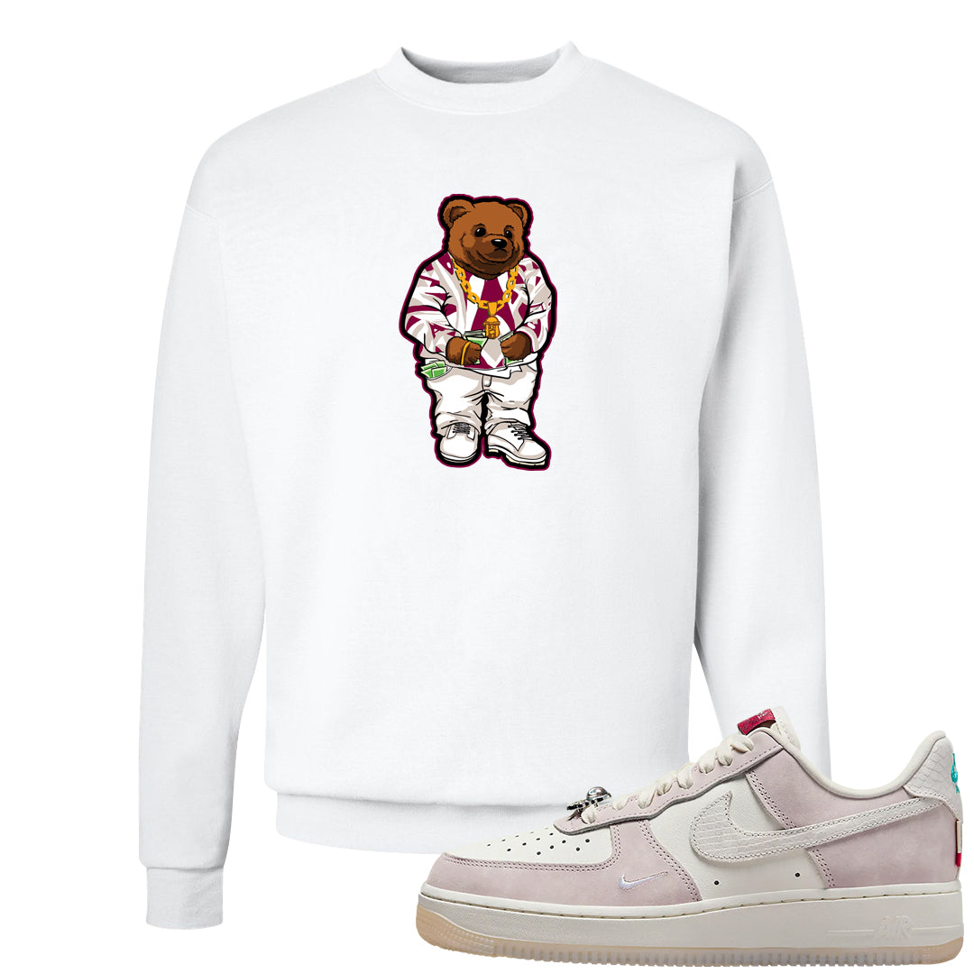 Year of the Dragon AF1s Crewneck Sweatshirt | Sweater Bear, White