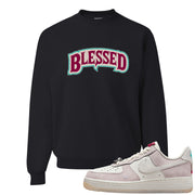 Year of the Dragon AF1s Crewneck Sweatshirt | Blessed Arch, Black