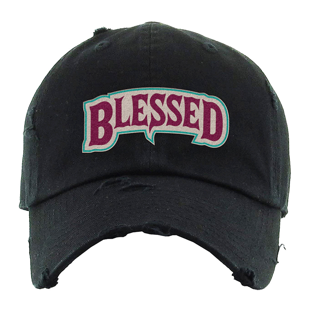 Year of the Dragon AF1s Distressed Dad Hat | Blessed Arch, Black