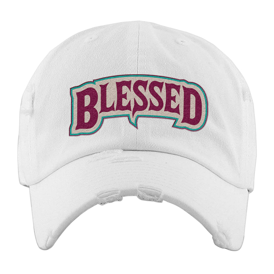 Year of the Dragon AF1s Distressed Dad Hat | Blessed Arch, White