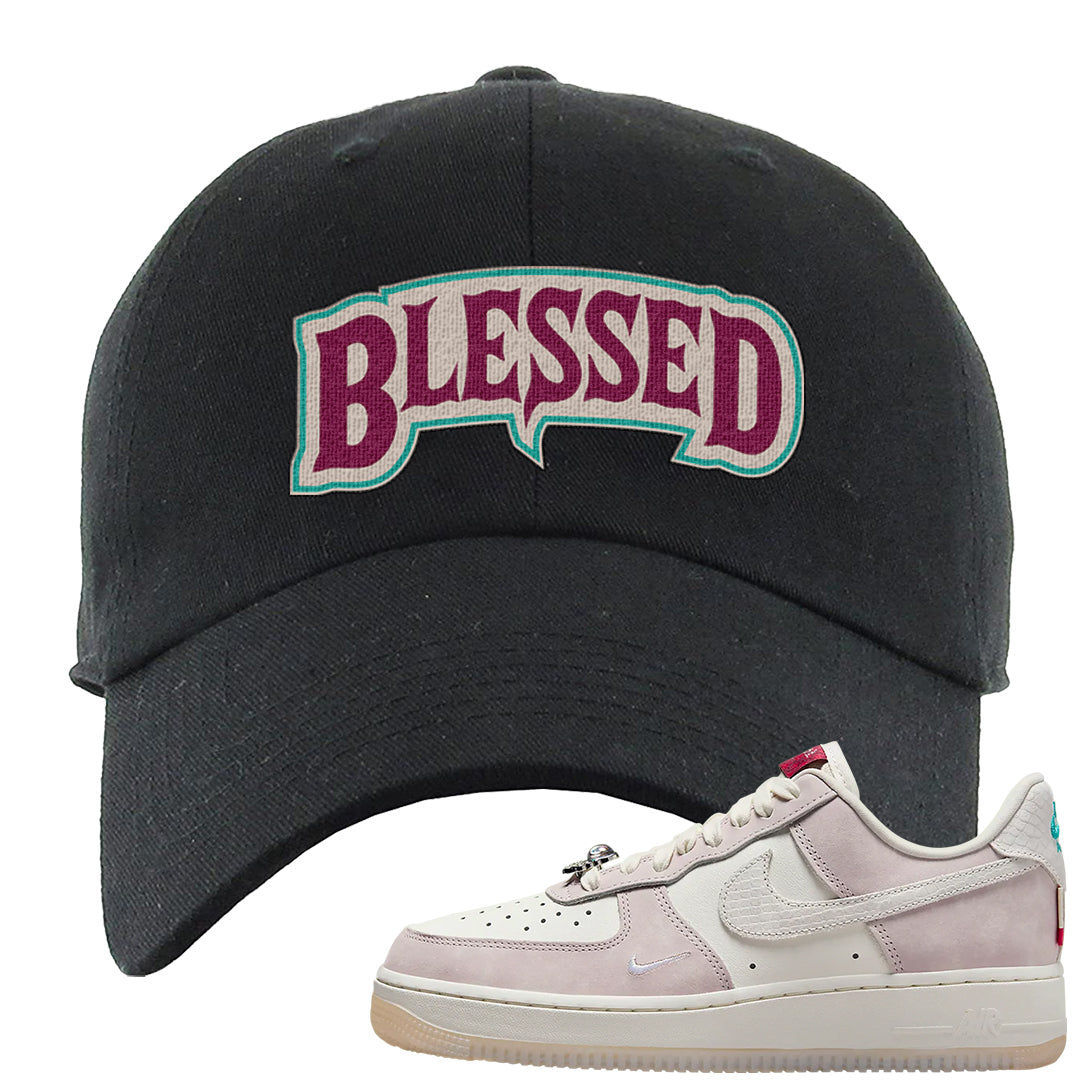 Year of the Dragon AF1s Dad Hat | Blessed Arch, Black