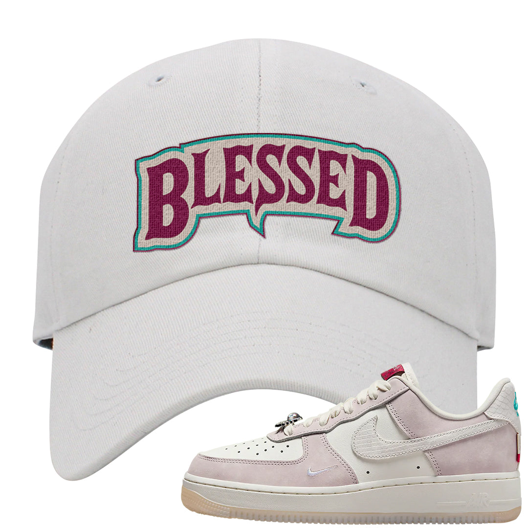 Year of the Dragon AF1s Dad Hat | Blessed Arch, White
