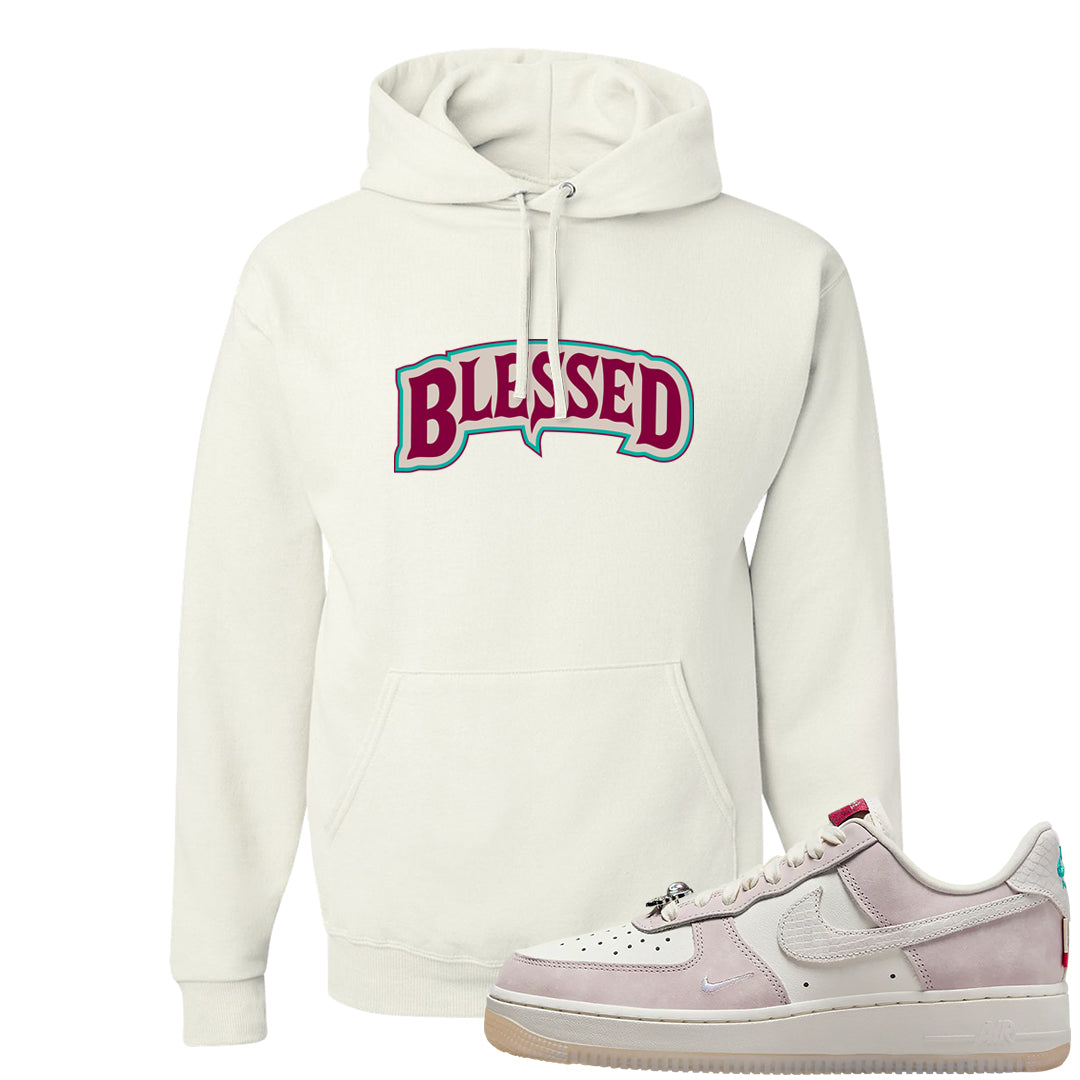 Year of the Dragon AF1s Hoodie | Blessed Arch, White