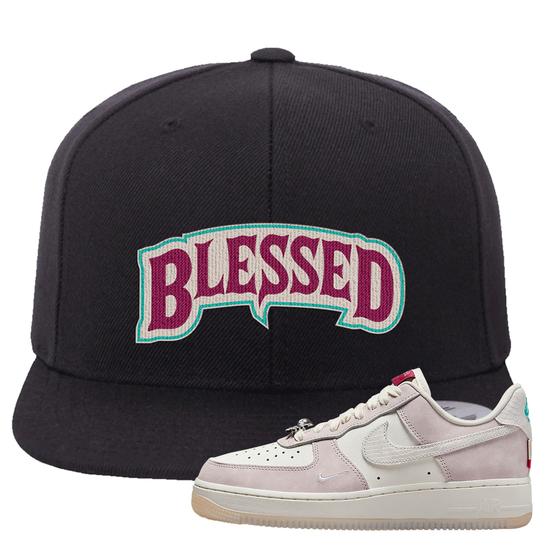 Year of the Dragon AF1s Snapback Hat | Blessed Arch, Black