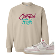 Year of the Dragon AF1s Crewneck Sweatshirt | Certified Fresh, Sand