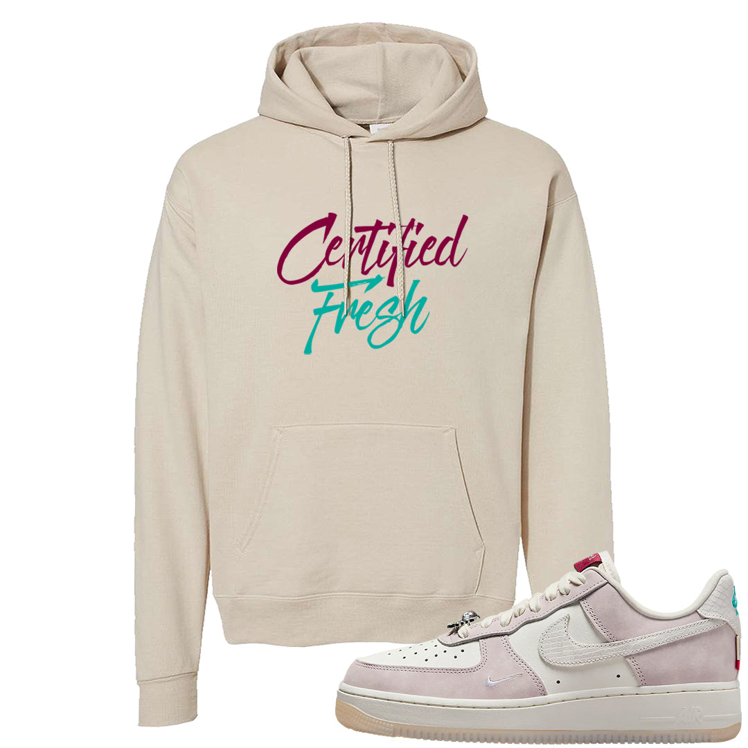 Year of the Dragon AF1s Hoodie | Certified Fresh, Sand