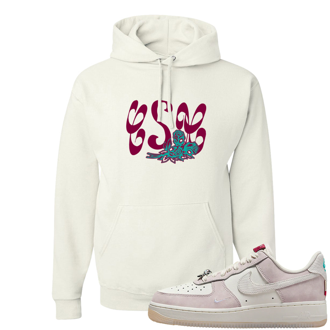 Year of the Dragon AF1s Hoodie | Certified Sneakerhead, White