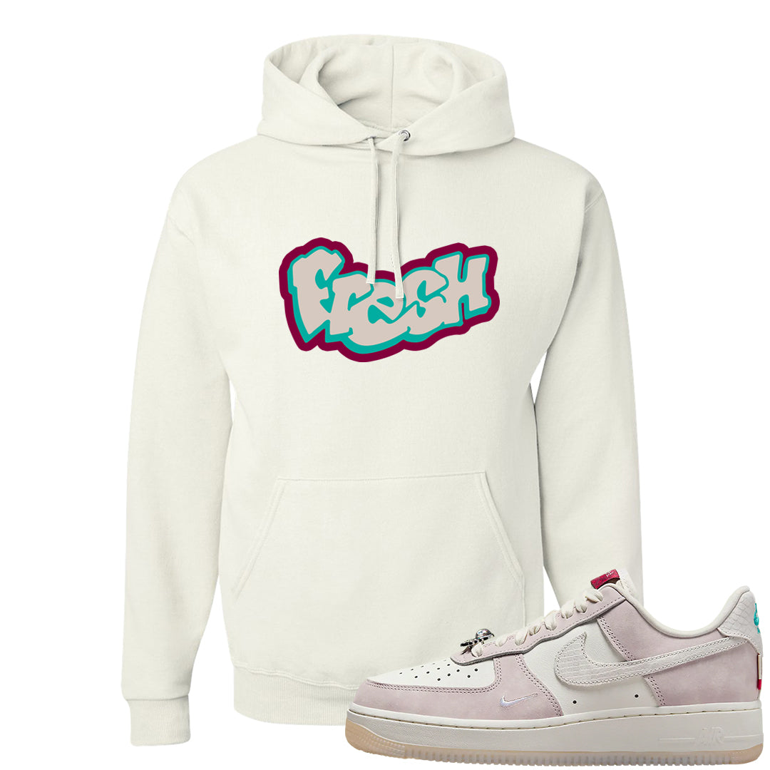 Year of the Dragon AF1s Hoodie | Fresh, White