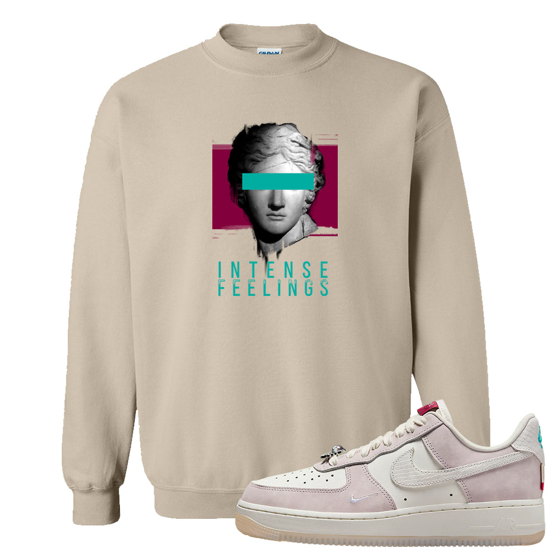 Year of the Dragon AF1s Crewneck Sweatshirt | Intense Feelings, Sand