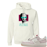 Year of the Dragon AF1s Hoodie | Intense Feelings, White