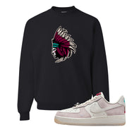 Year of the Dragon AF1s Crewneck Sweatshirt | Indian Chief, Black