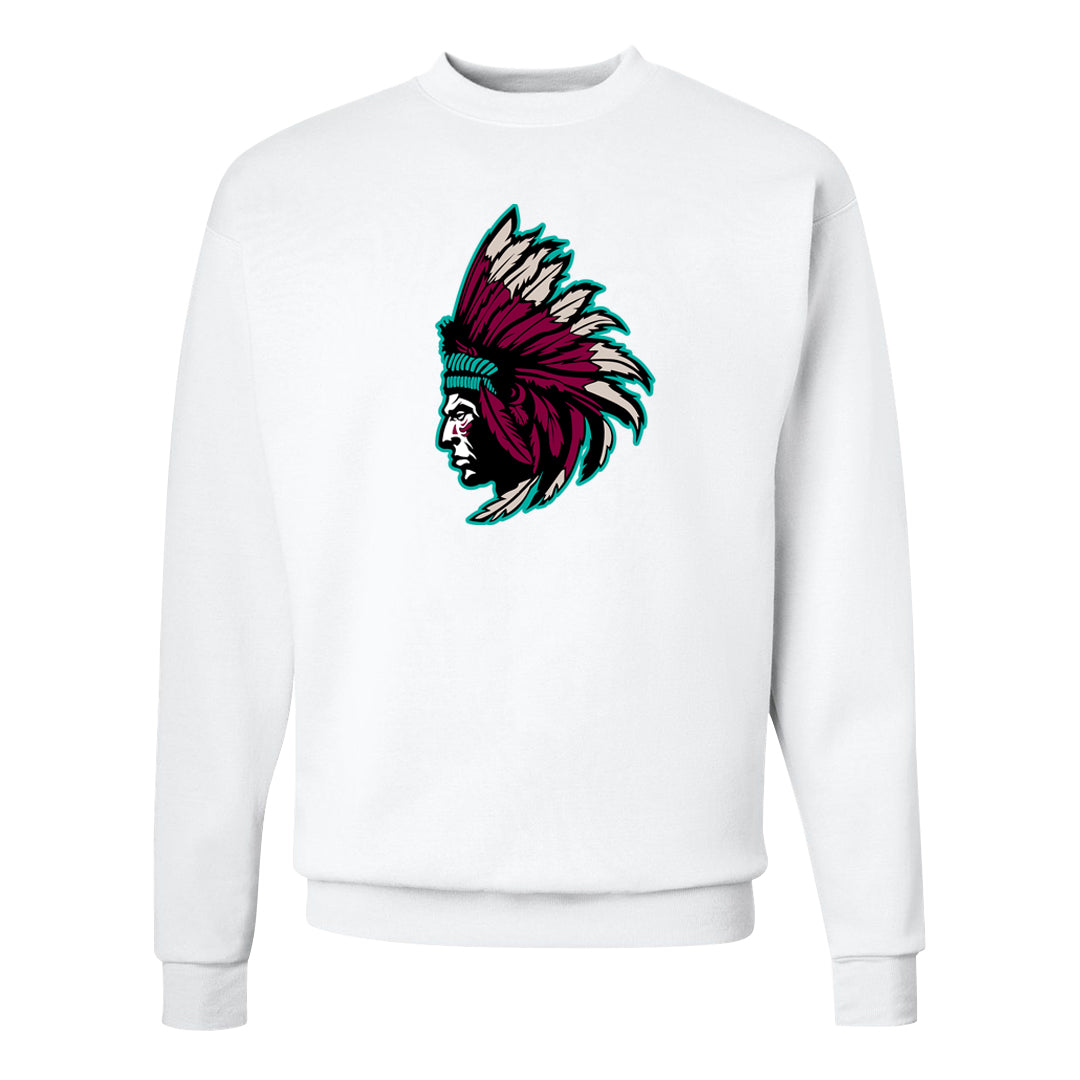 Year of the Dragon AF1s Crewneck Sweatshirt | Indian Chief, White