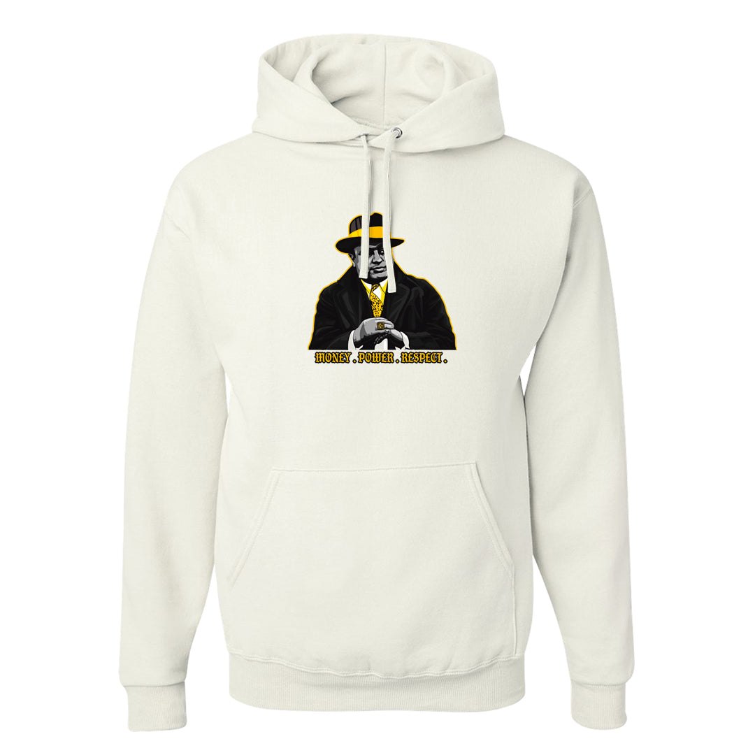 Yellow Snakeskin Low 11s Hoodie | Capone Illustration, White