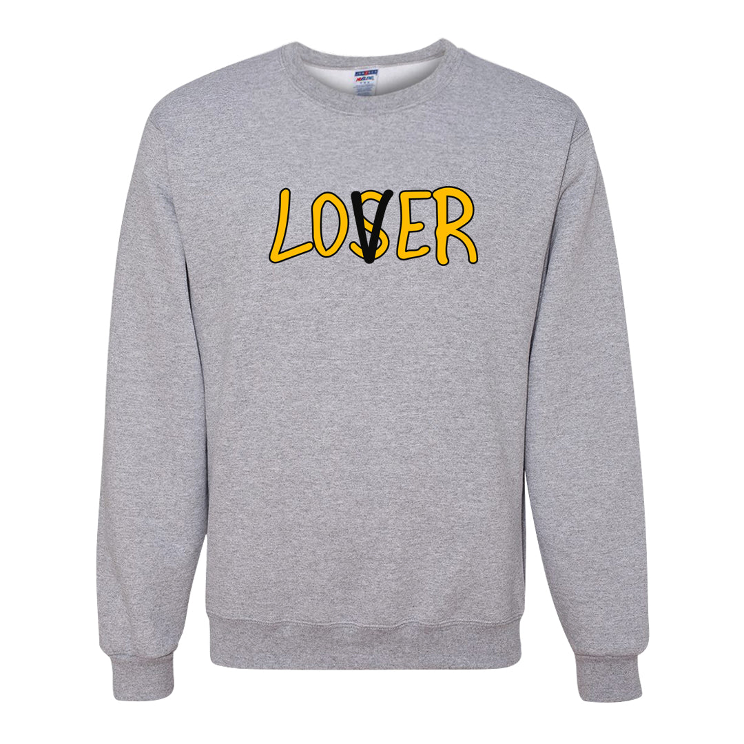 Yellow Snakeskin Low 11s Crewneck Sweatshirt | Lover, Ash