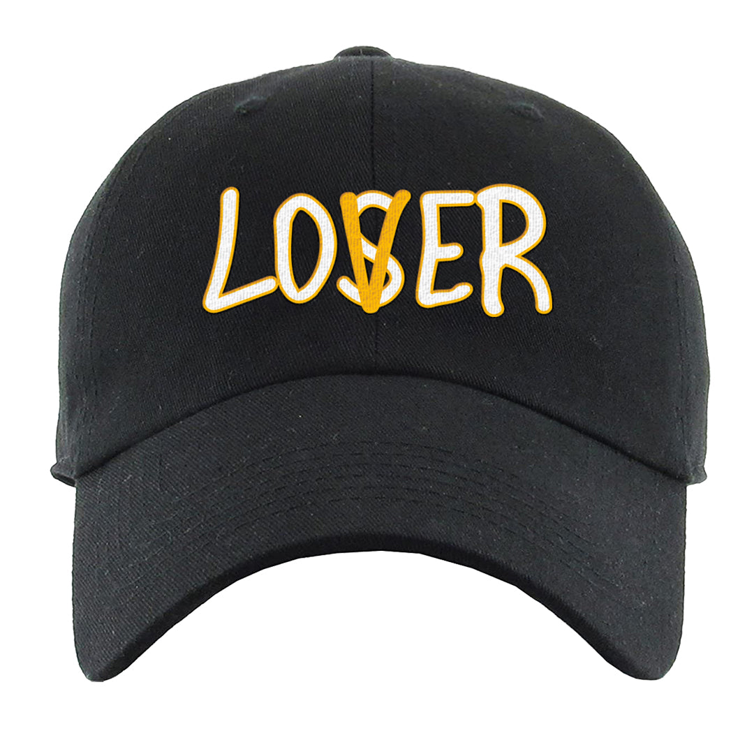 Yellow Snakeskin Low 11s Dad Hat | Lover, Black