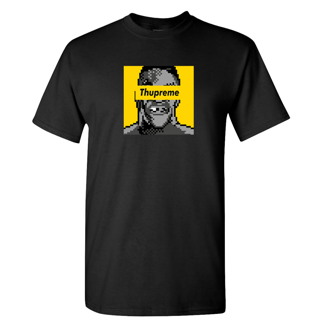 Yellow Snakeskin Low 11s T Shirt | Thupreme, Black