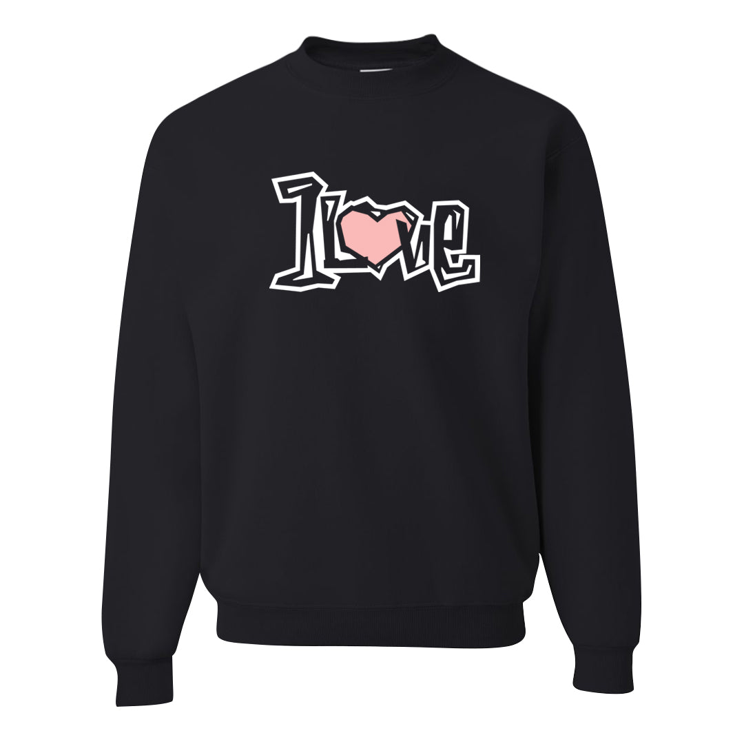 Neapolitan 11s Crewneck Sweatshirt | 1 Love, Black