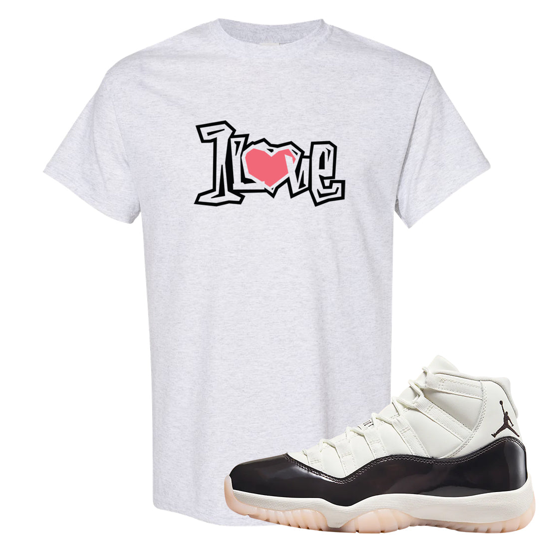 Neapolitan 11s T Shirt | 1 Love, Ash