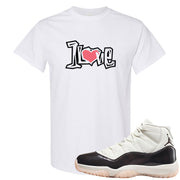 Neapolitan 11s T Shirt | 1 Love, White