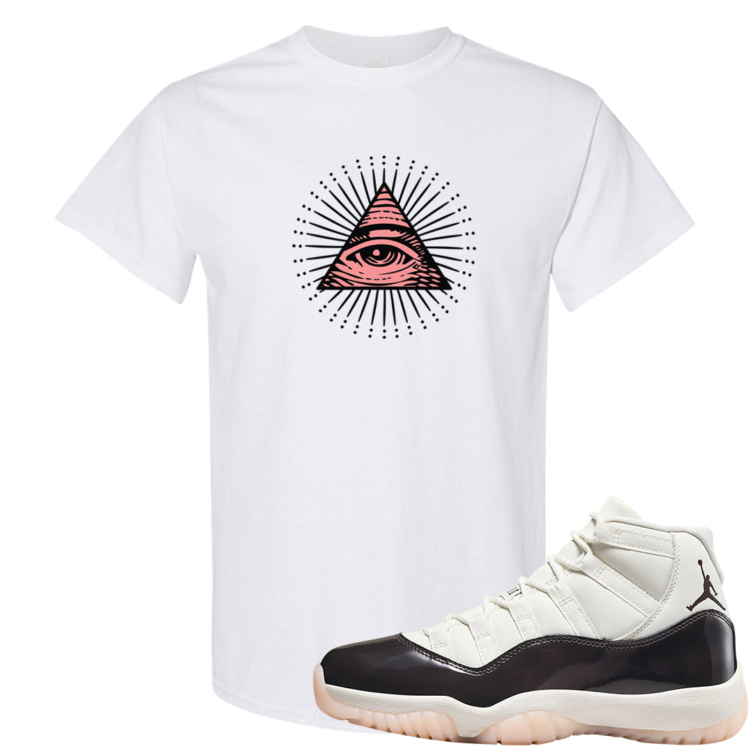 Neapolitan 11s T Shirt | All Seeing Eye, White