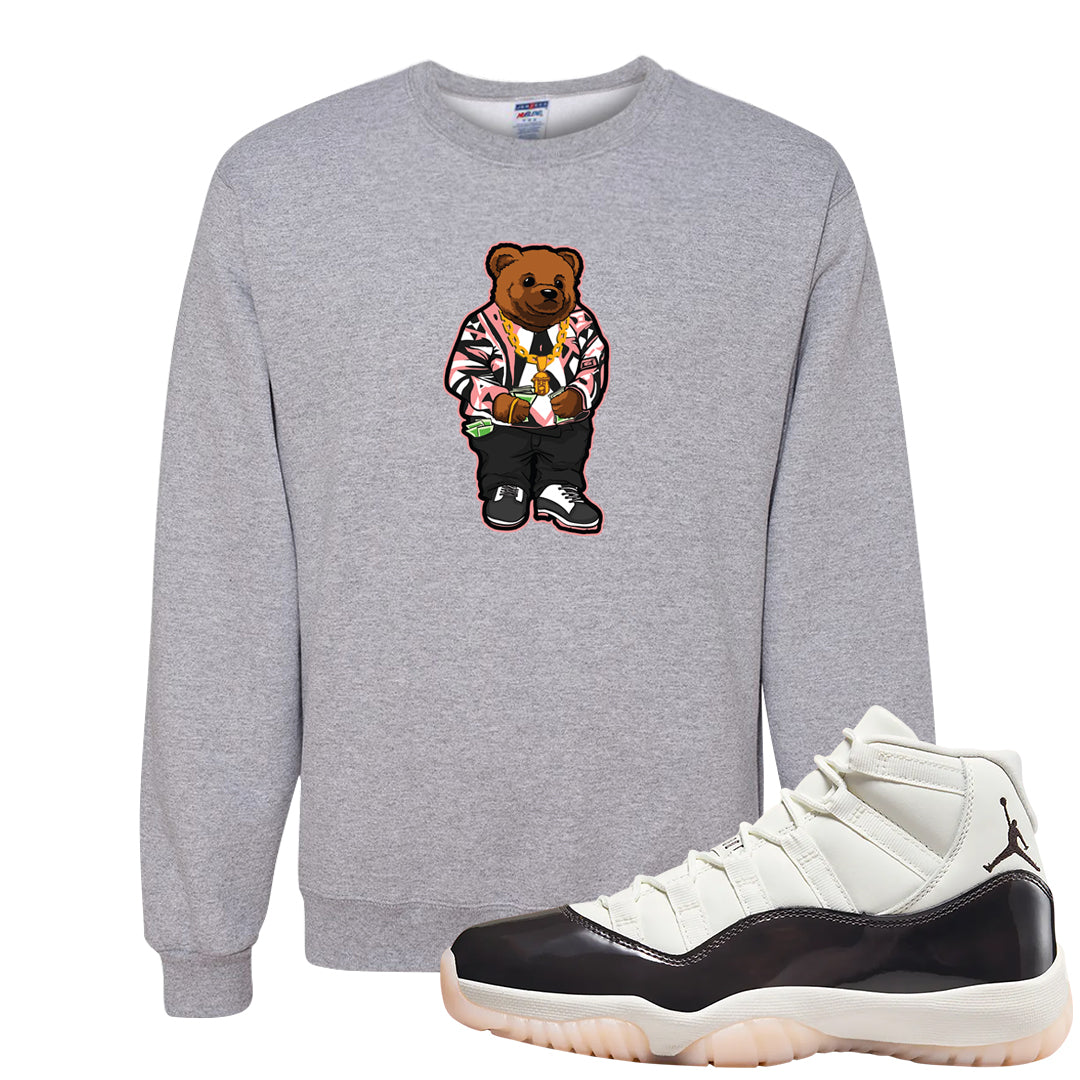 Neapolitan 11s Crewneck Sweatshirt | Sweater Bear, Ash