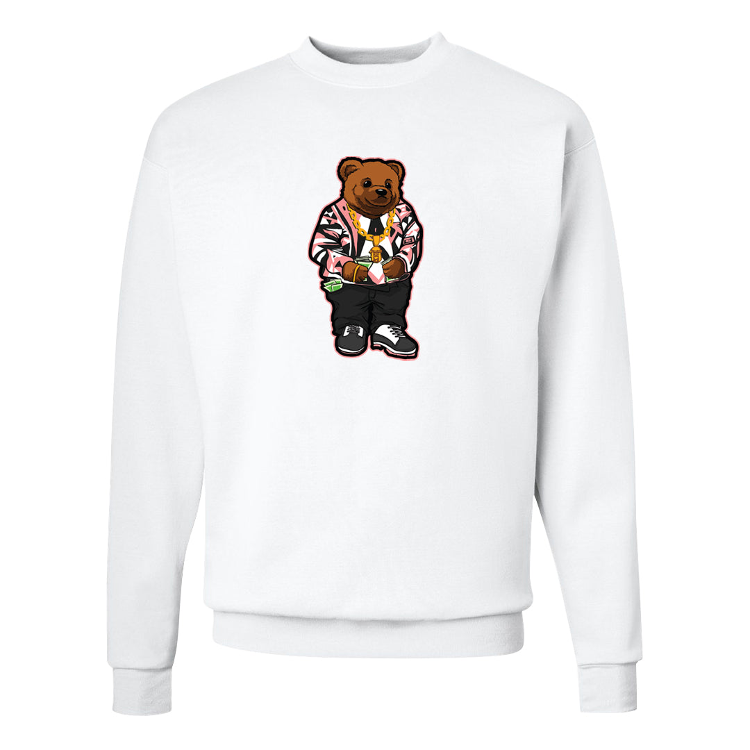 Neapolitan 11s Crewneck Sweatshirt | Sweater Bear, White