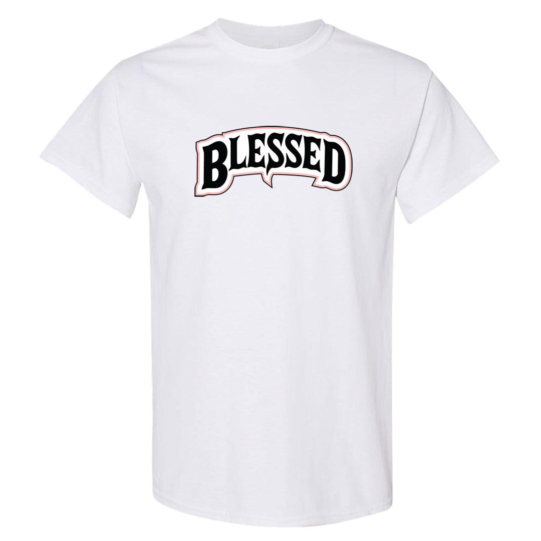 Neapolitan 11s T Shirt | Blessed Arch, White