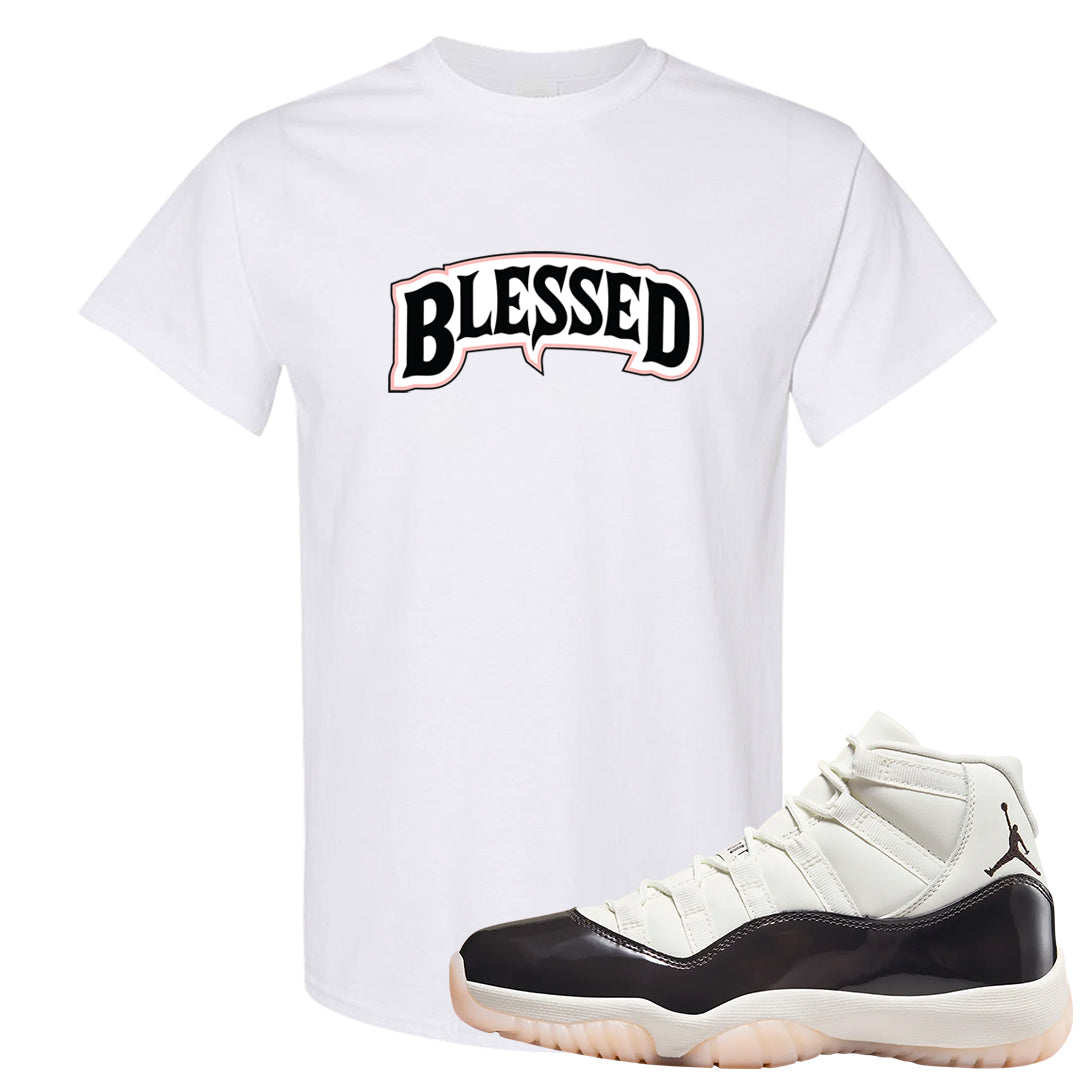 Neapolitan 11s T Shirt | Blessed Arch, White