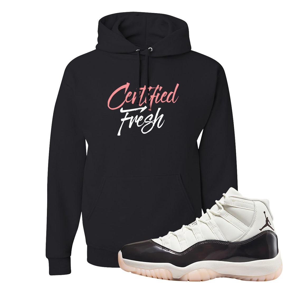 Neapolitan 11s Hoodie | Certified Fresh, Black