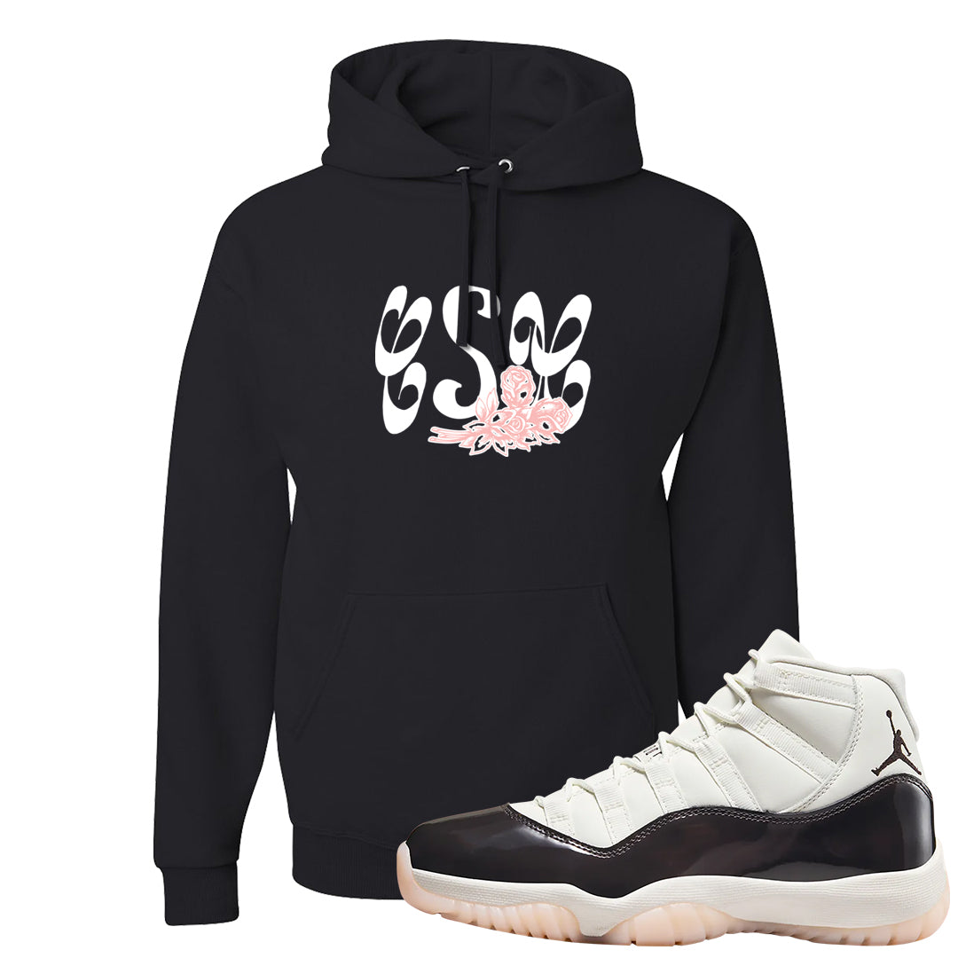 Neapolitan 11s Hoodie | Certified Sneakerhead, Black